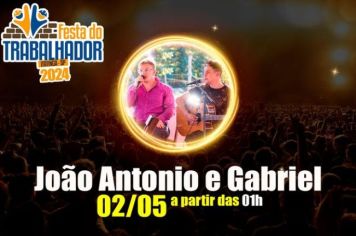 FESTA DO TRABALHADOR - SHOWS COM ARTISTAS LOCAIS.