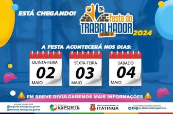 Festa do Trabalhador em Itatinga: Celebração da Tradição e Cultura Local!