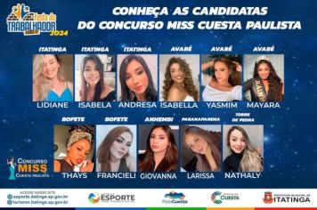 FESTA DO TRABALHADOR DE ITATINGA – CONCURSO MISS CUESTA PAULISTA