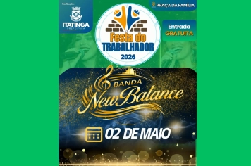Programação da Festa do Trabalhador 2026 